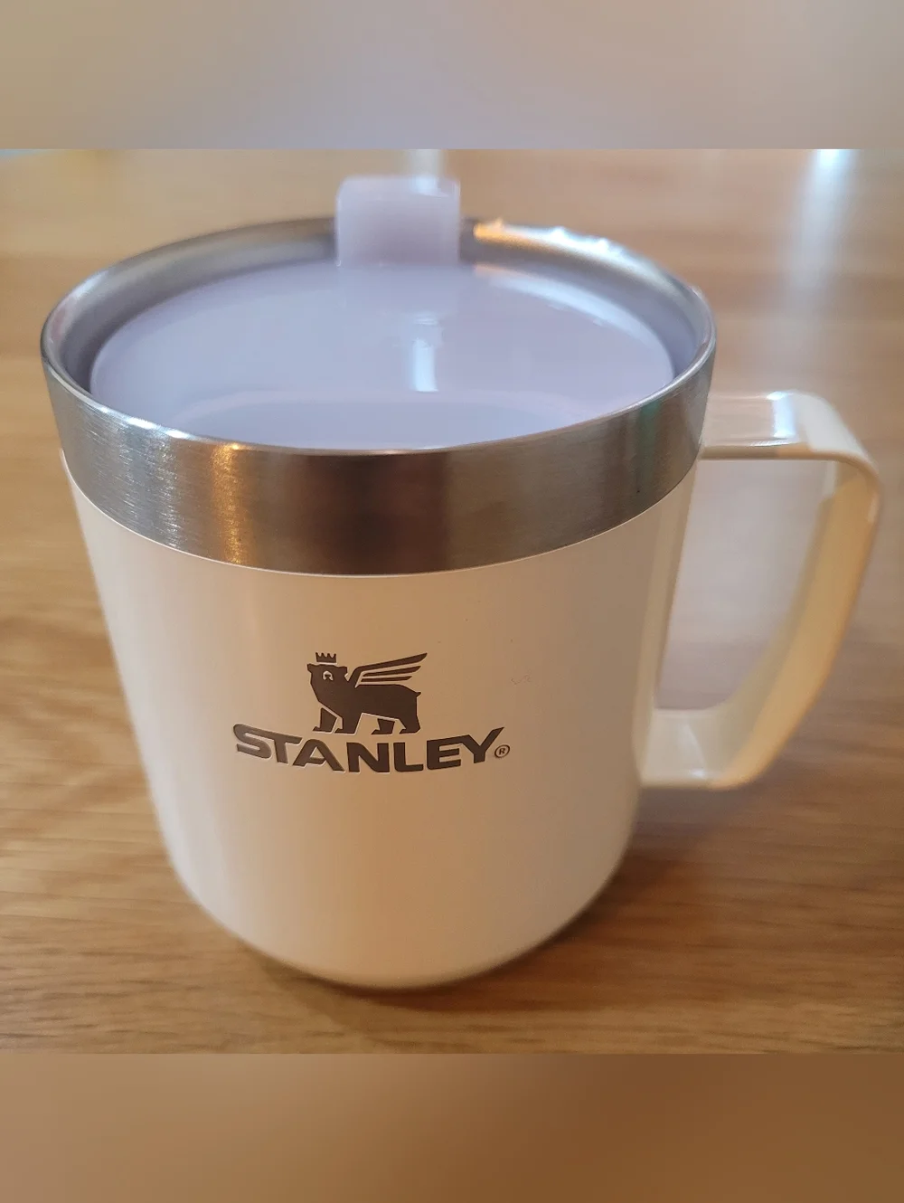 Stanley 12 Oz. Insulated Classic Legendary Camp Mug In Cream Gloss
